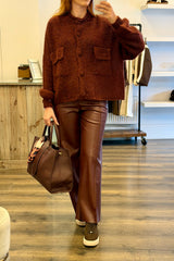 Patch Pocket Knit Cardigan