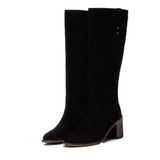 Suede Knee High Boots
