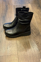 Caprice Ruched Ankle Boot