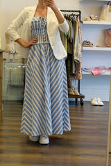 Strapless Stripe Dress