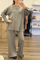 Knitted Wide Leg Set