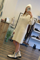 Seam Knit Jumper Dress