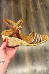 Caprice Raffia Sandal