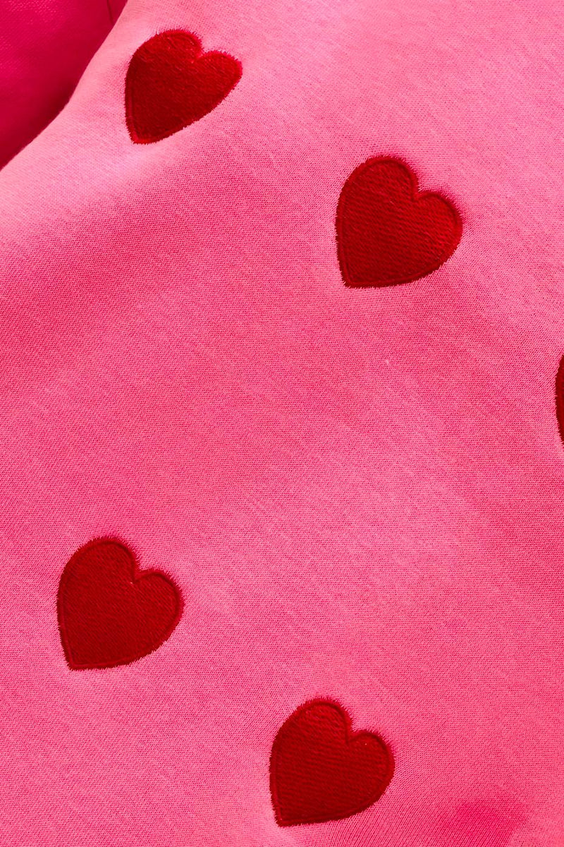 Heart Embroidery SweatShirt