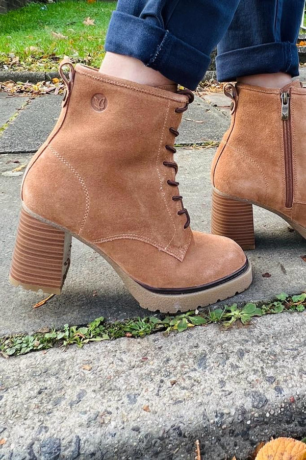 Caprice Suede Ankle Boot