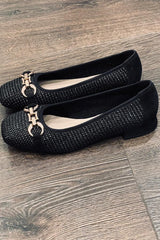 Caprice Woven Ballet Pump