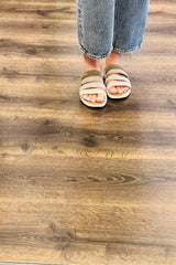 Caprice Leather Slip on Slides