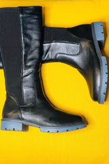 Caprice Knee High Leather Gusset Boot