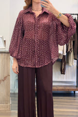 Ballon Sleeve Blouse