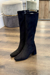 Caprice Stretch Knee High Vegan Boot