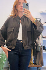 Bomber Jacket With Pocket