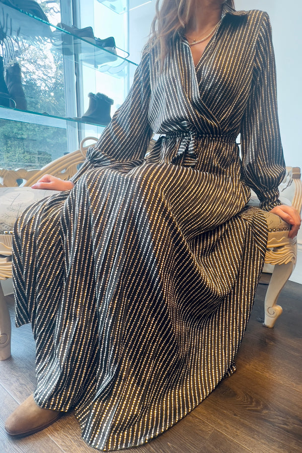 Pleated  Print Dress