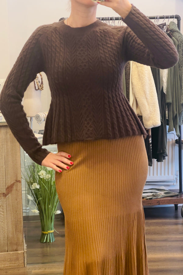 Peplum Style Knit