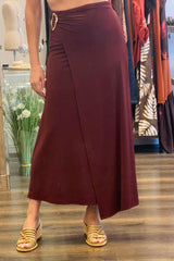Buckle Details Skirt