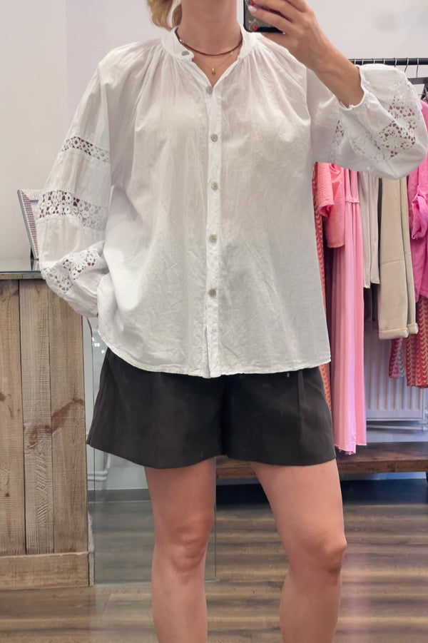 Crochet Cotton Shirt
