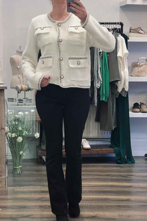 Soft Pearl Pocket Jacket