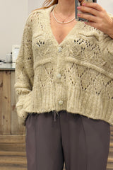 Diamond Buttons Cardigan