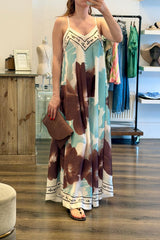 Strappy Flower Maxi