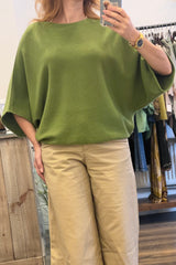 Boat Neck Soft Knit