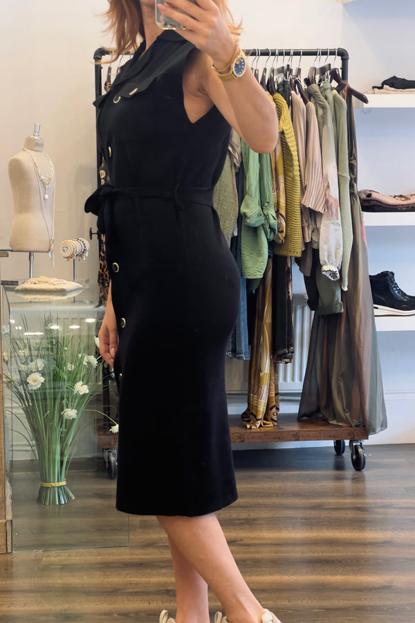 Belted Knitted Dress