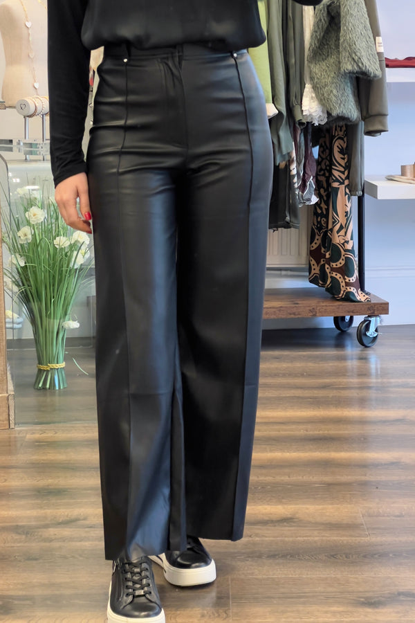 Leather Look Trousers
