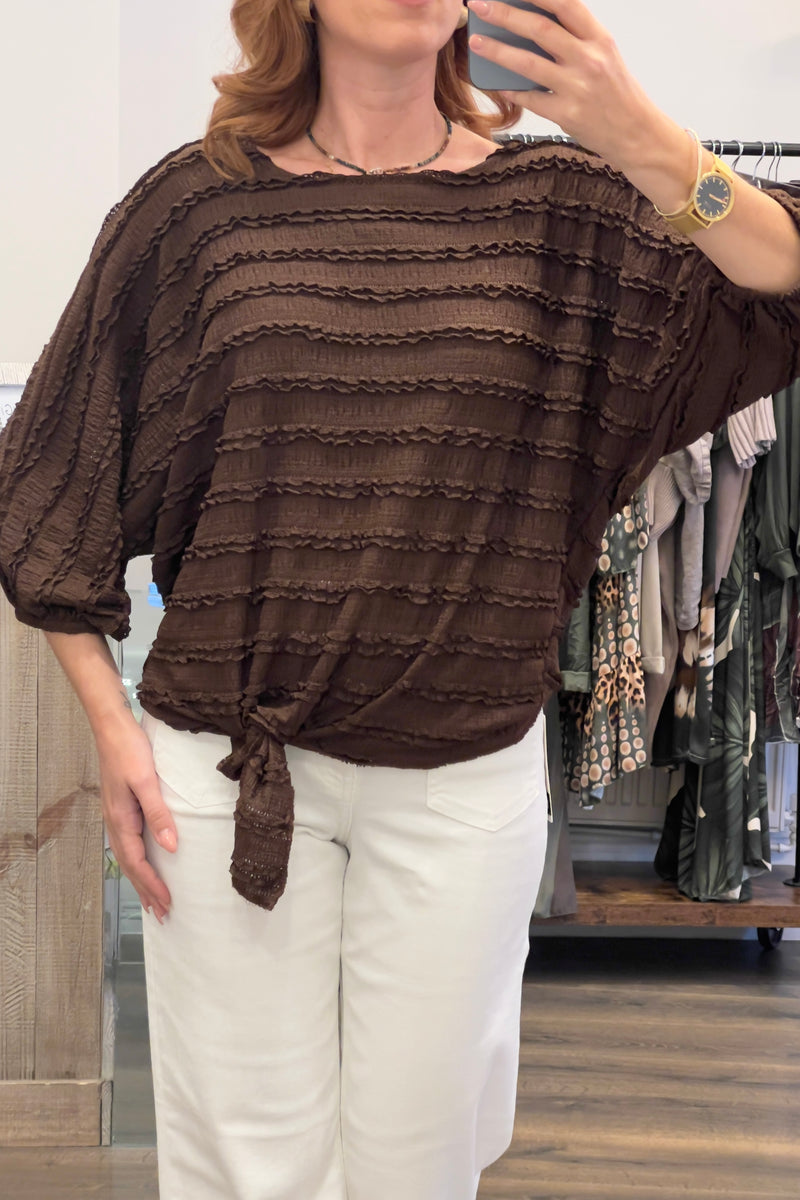 Lace Ruffle Top