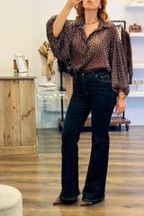 Ballon Sleeve Blouse