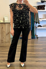 Lace Pearl Top