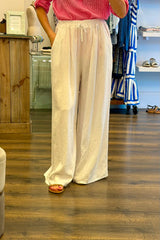 Linen Wide Leg Trousers