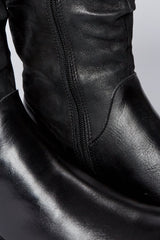 Caprice Wedge Leather Boot