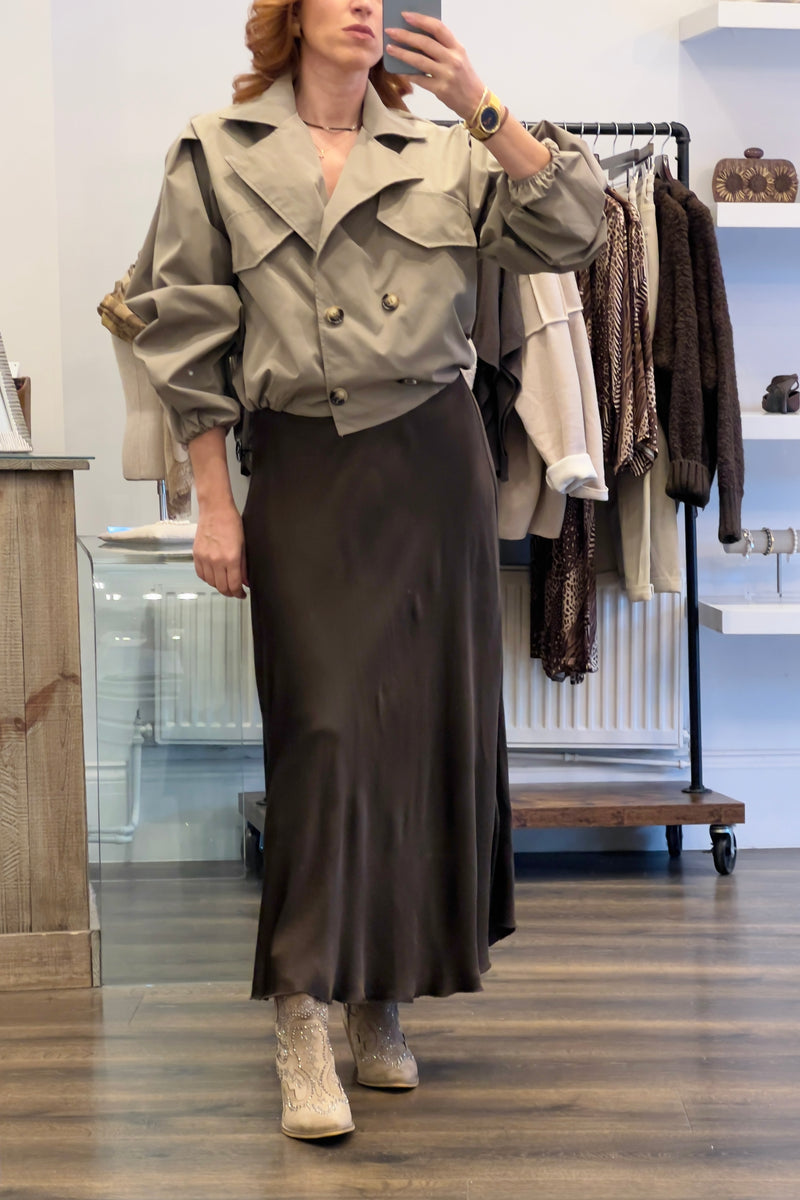 Satin  Skirt