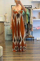 Diamond Print Jumpsuit