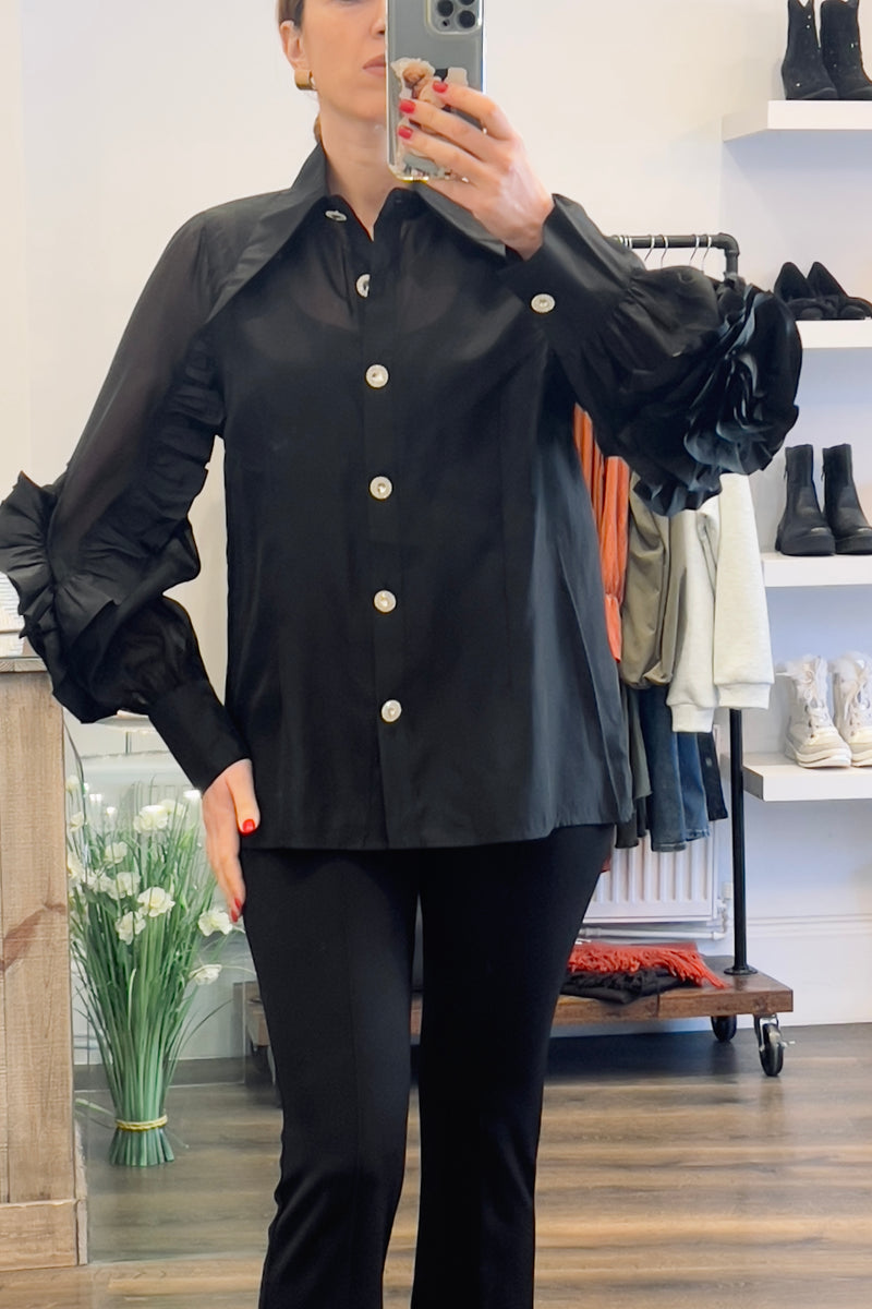 Rose Sheer Shirt