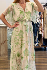 Floral Wrap Dress
