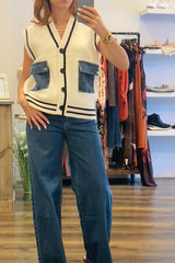 Denim Pocket Waistcoats