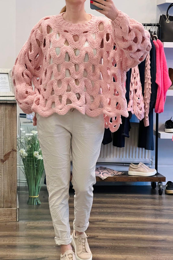 Oversized Crochet Knit