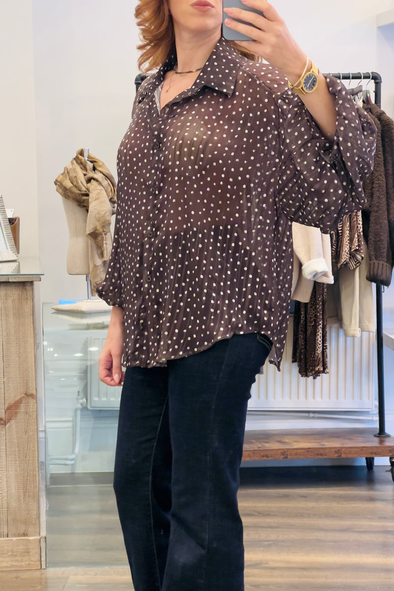 Ballon Sleeve Blouse