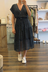 Polka Dot Midi Dress