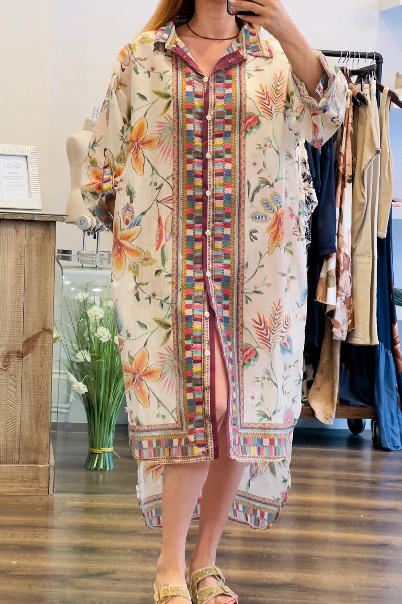 Print Shirtdress