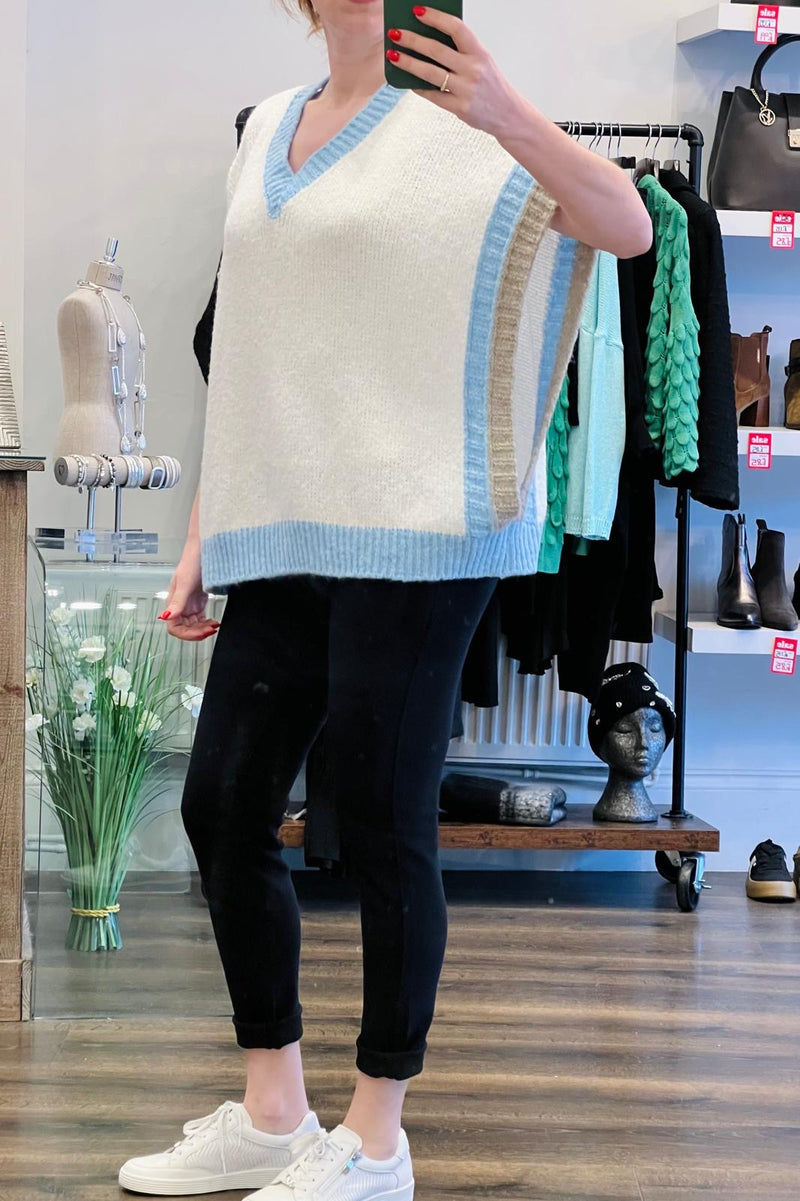 Soft Knitted Vest Poncho