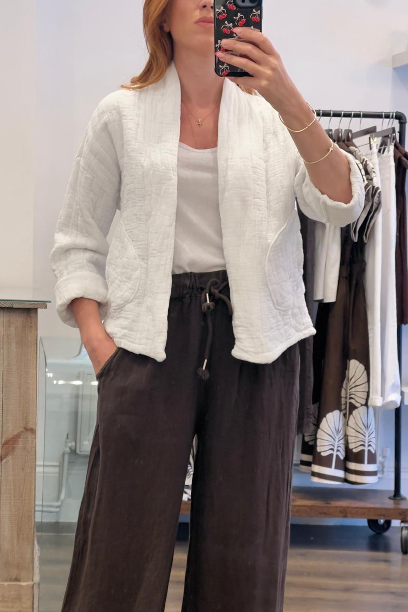 Cotton Kimono Jacket