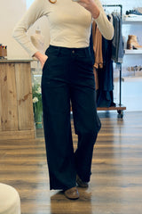 Side Split Corduroy Trousers