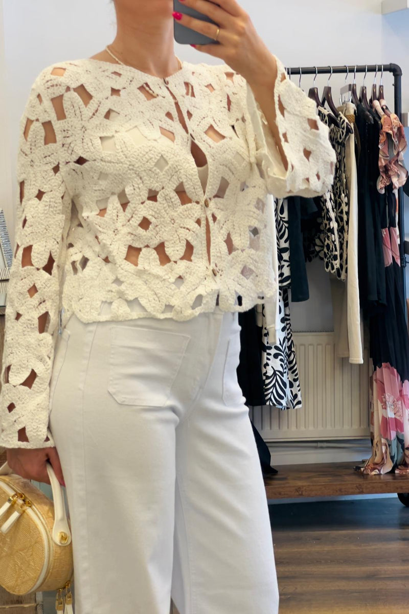 Crochet Daisy Jacket