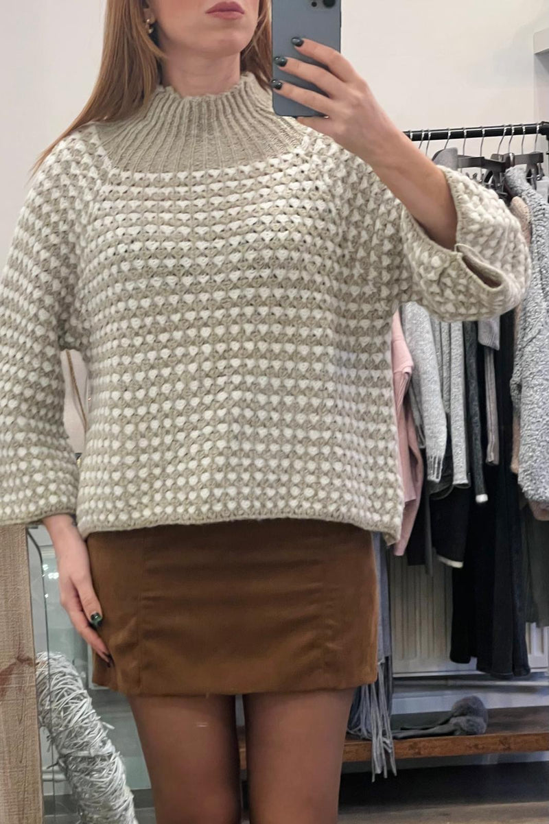 Tweed Stitch Knit