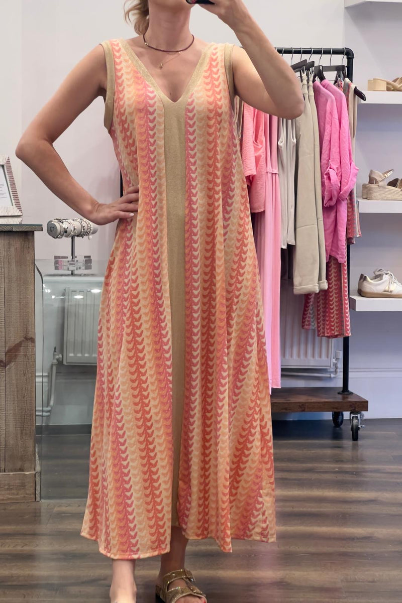 Lurex Maxi Dress