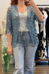 Diamond Crochet Cardigan