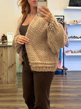 Open Front Knit Jacket