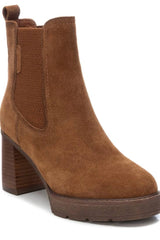 Platform Suede Ankle Boot