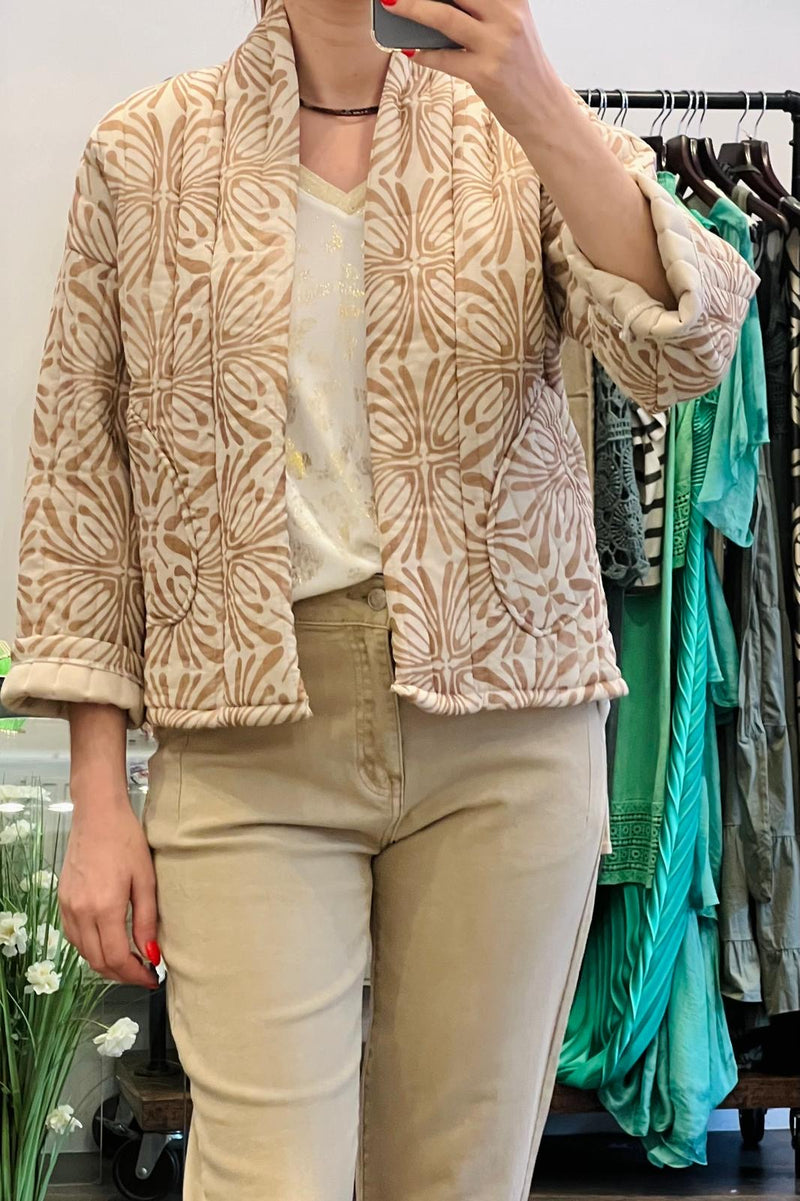 Quilted Kimono Jacket