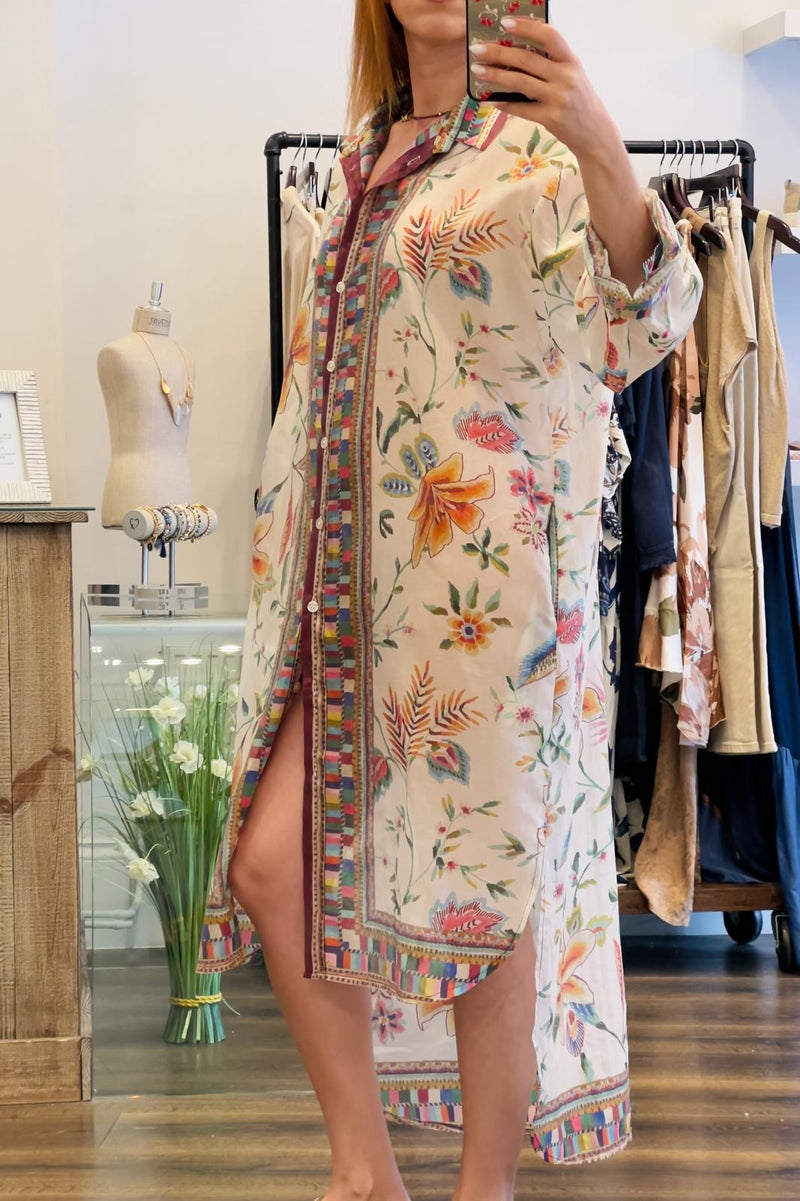 Print Shirtdress